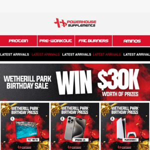 Your Chance to Win Big 🔥: $30,000 Worth of Prizes Await at Wetherill Park Sale Day!