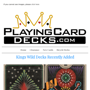 👑 10 Kings Wild Project Decks Just Added 🐯