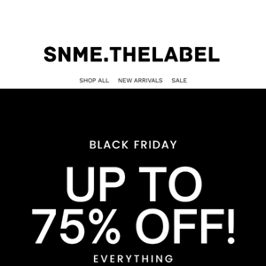 BLACK FRIDAY: Now Live