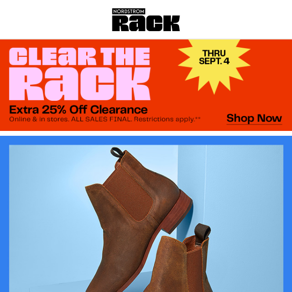 Nordstrom Rack Shoes for Men, Online Sale up to 25% off