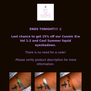 Ends tonight!