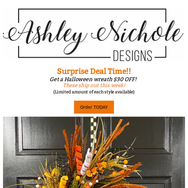 SURPRISE DEAL time!! - Save $30!