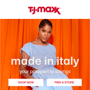 Made in Italy – for less. ❤️