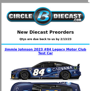 Johnson & Truex Jr 2023 Preorders 1/23