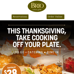 Less Than A Week ~ Order Your Thanksgiving Feast Today!