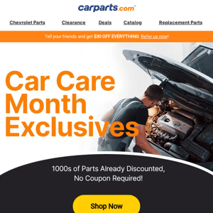 [Exclusive] National Car Care Month Deals Are Here 🚗🧽