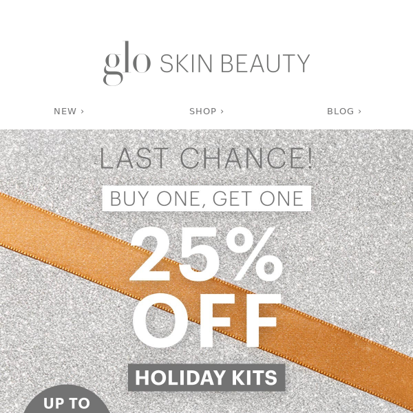 BOGO 25% off holiday sets