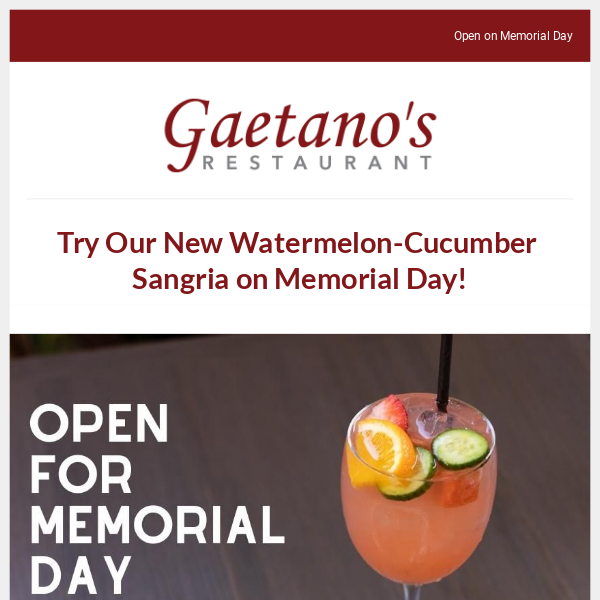 New Sangria For Memorial Day! ☀️