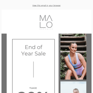 End of Year Sale!