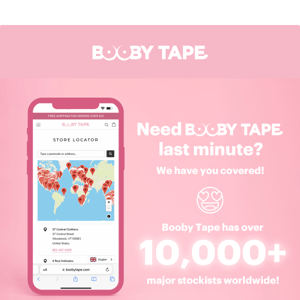 💖 Need Last-Minute Support? Booby Tape 💖