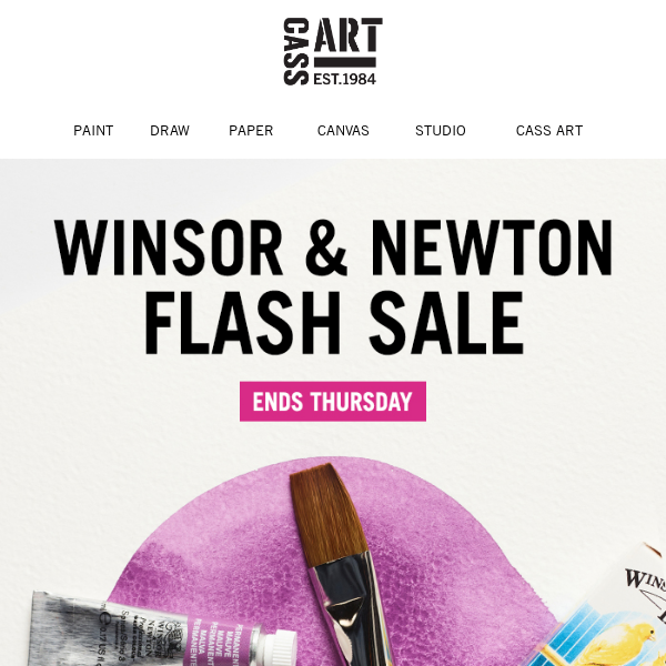 Winsor & Newton Flash Sale!