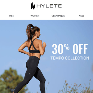 Up Your Tempo with 30% Off