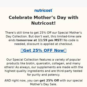 [48 Hours Left] Mother's Day Sale