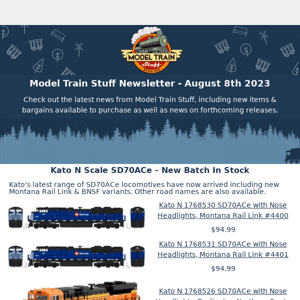 🚂 Latest New Releases & Bargains 🚆 - Aug 8th 2023