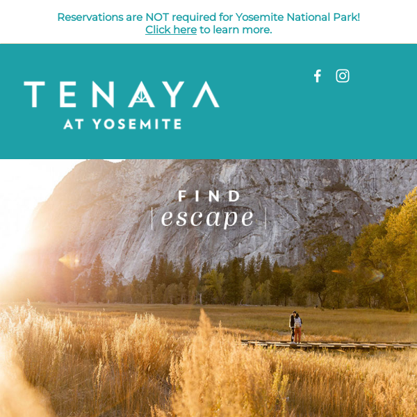 Fall into 20% savings at Tenaya at Yosemite