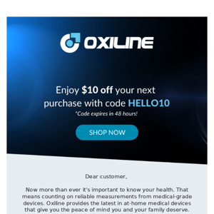 Your $10 OFF expires tomorrow⚕️