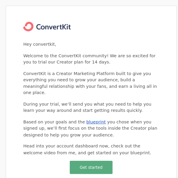 Welcome to the Creator Plan! Do this next.