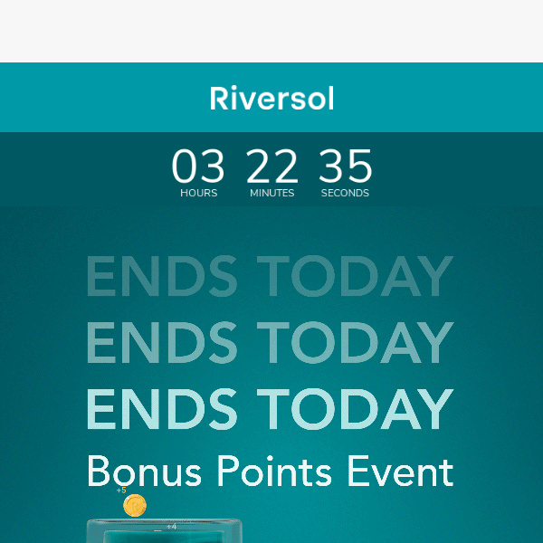 Last day to earn bonus rewards points