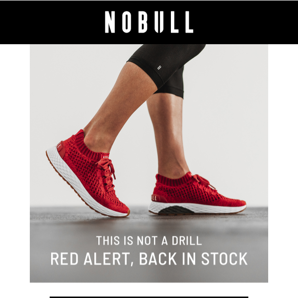 Red Alert, back in stock.