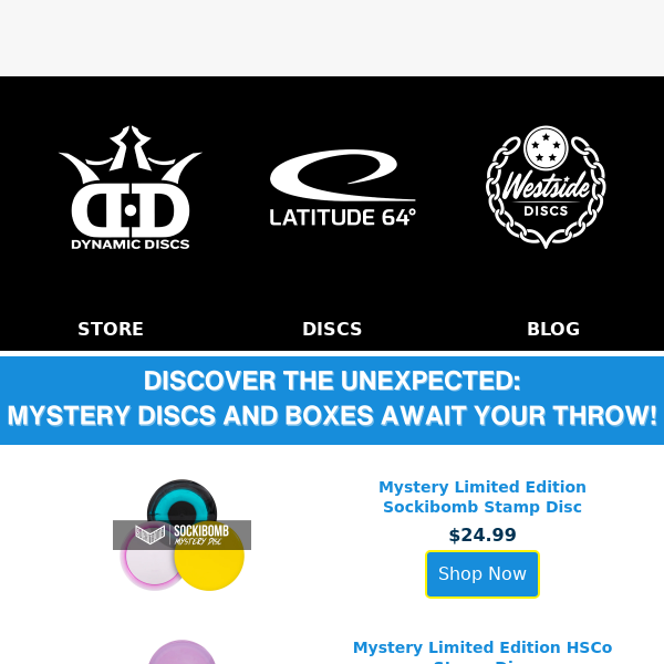 🔍👀Unleash the Unknown with our Mystery Discs and Boxes!