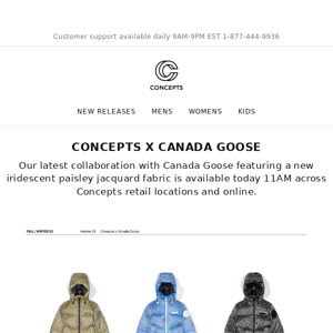 Canada goose discount contact email