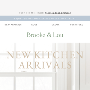 See What's New in Our Kitchen Collection