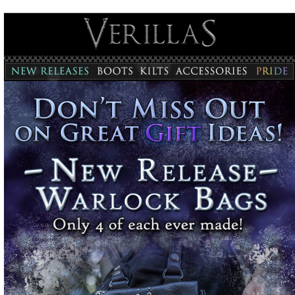 Verillas Winter Clearance Timmmmmmme ❄️📣⚔️ Up to 80% off discontinued colors and more!