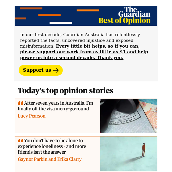 The best of Guardian Opinion Australia