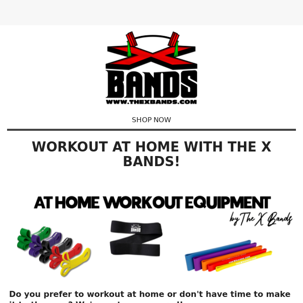 At Home Workouts From The X Bands