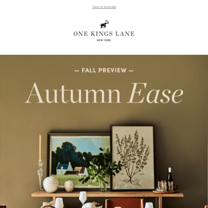 Psst: Our fall sneak peek is here 🍁