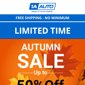 👋 [ENDS SOON - AUTUMN SALE ] For Our Best Customers 