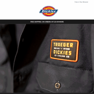 Introducing Traeger x Dickies