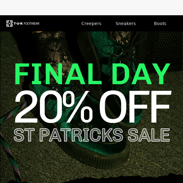 St. Patricks Flash Sale: Ends Today!☘️