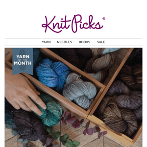 Hawthorne is our Yarn of the Month!