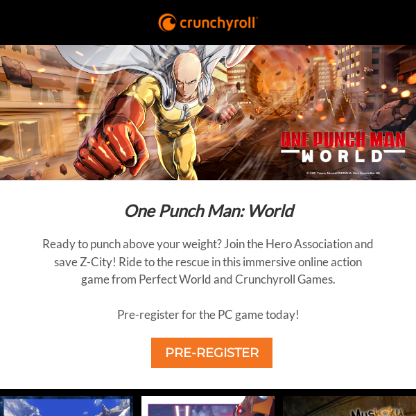 Crunchyroll Games to Bring One-Punch Man: World Action Game to PC and  Mobile - Crunchyroll News
