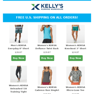 Up to 50% Off! - KORSA Summer Running Apparel