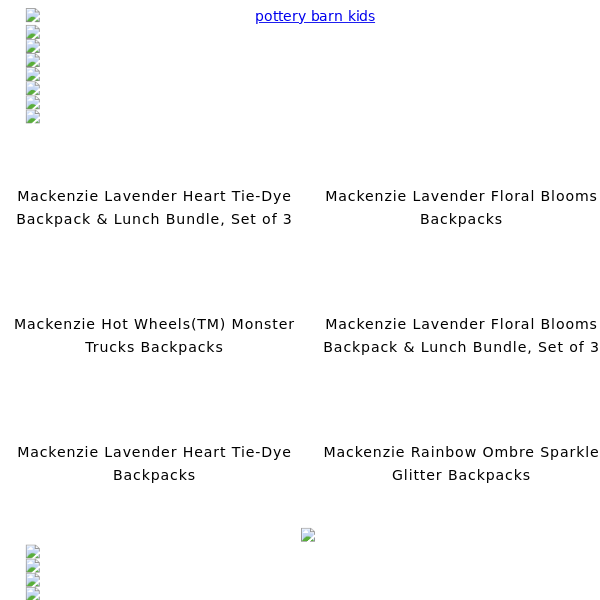 Mackenzie Lavender Floral Blooms Backpack & Lunch Bundle, Set of 3