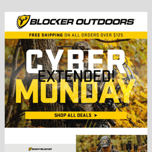 Cyber Monday: Extended!