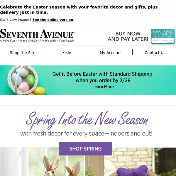 Hop to It – Easter Gifts and Décor are Here — They’re Going Fast!