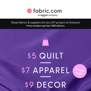 Wait! What??? $5 Quilt Fabrics