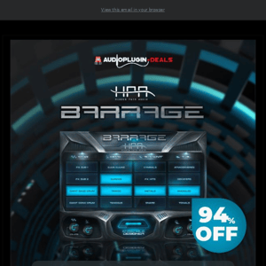 🔥Create Epic Drum Hits with BARRAGE, only $9!