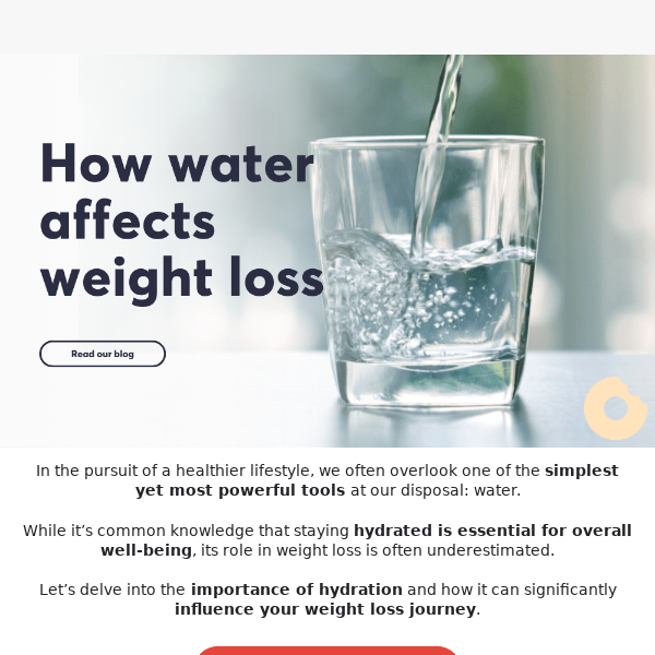 Did you know water affects weight loss?🚰