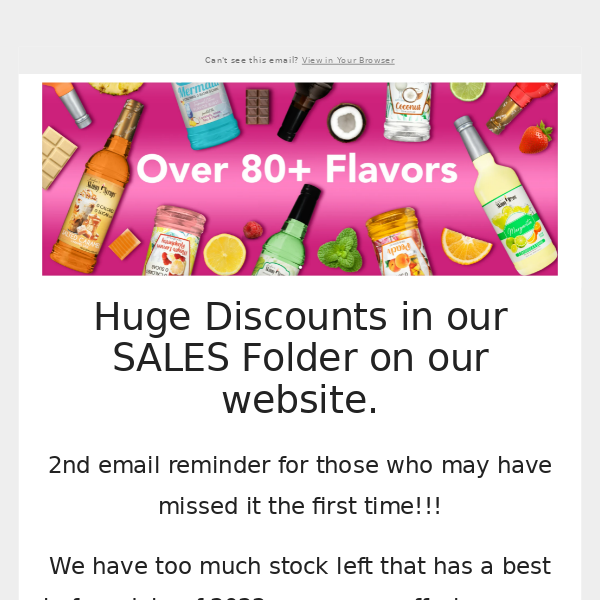SALE FOLDER added to website!!! DONT MISS OUT!!!!