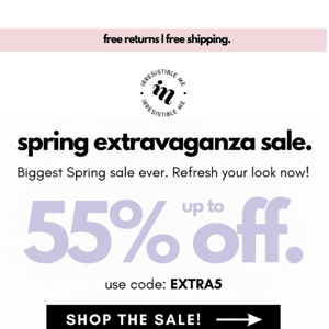 🌷 Don't Miss Out: Biggest Spring Sale Ever!
