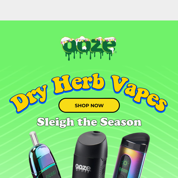 30% off dry herb vapes