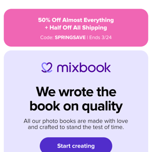 Last chance: 50% OFF almost everything