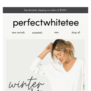 classic winter white