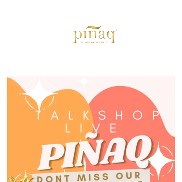 Pinaq  Join us on Talk Shop Live! 🎥