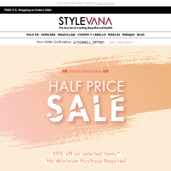 Get Ready to Save: Half-Price Sale Now Live!
