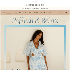 New In | Refresh & Relax 🌊